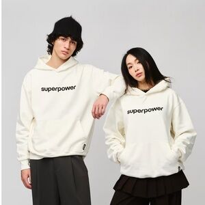 Superpower Cream Hoodie for Men or Women